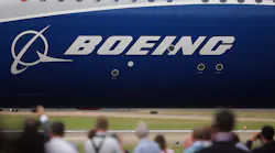 Boeing logo on a plane