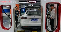 Industryweek 36420 Tesla Customers In Shanghai Charging Cars Electric Chandan Khanna Afp Getty
