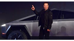 Industryweek 36565 Elon Musk With Cybertruck Frederic J Brown Afp Via Getty Images