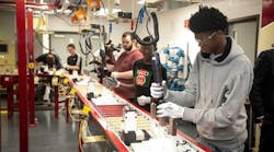 GE Appliance Manufacturing Demonstration Line is Open to Students GE Appliance Manufacturing Demonstration Line is Open to Students