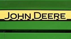 Industryweek 36600 John Deere Logo On Tracktor Robyn Beck Afp Via Getty