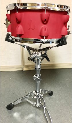 3D printed snare drum.