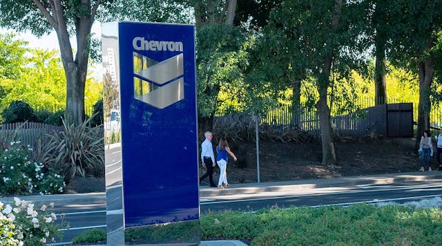 Industryweek 36729 Chevron Sign Outside Hq San Ramon California Smith Collection Gado Getty