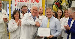 Rich Schostek and Ohio Representative Jim Jordan shake hands Rich Schostek and Ohio Representative Jim Jordan shake hands