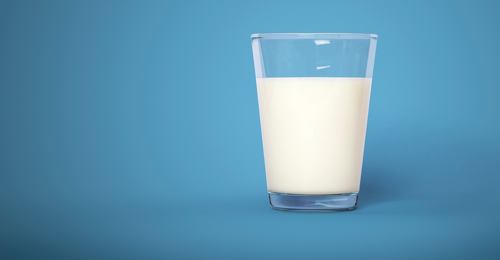milk in a glass