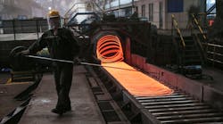 China Steel Glowing Lianyungang Jiangsu China Str Afp Via Getty Images