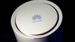 Huawei Router With Spooky Lighting Isabel Infantes Afp Via Getty Images