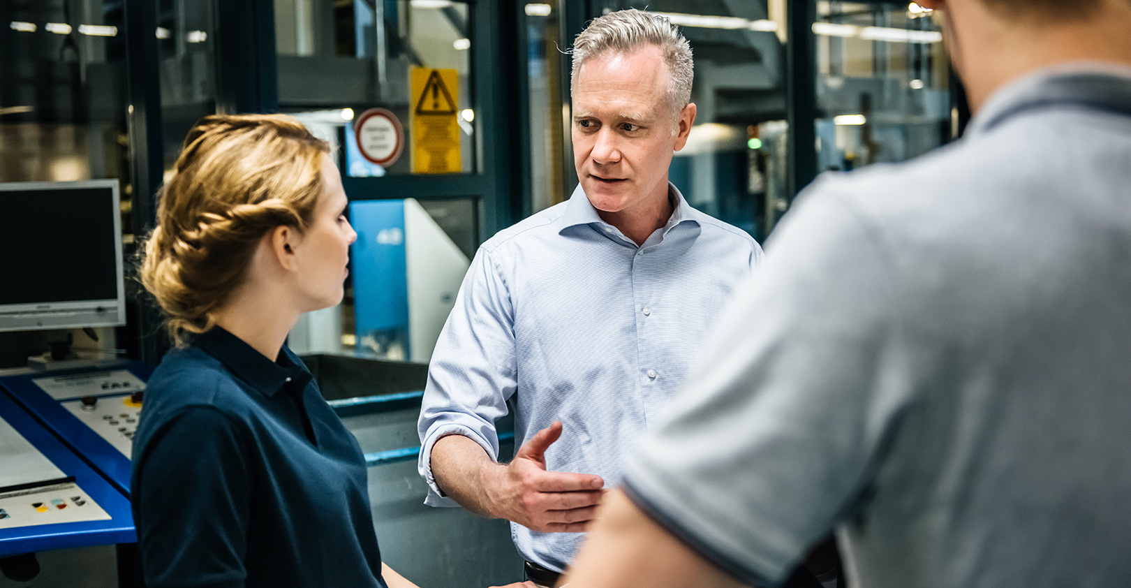 Manager And Trainees Or Apprentices During Meeting In Factory Istock Getty 5e4d9b98182f4