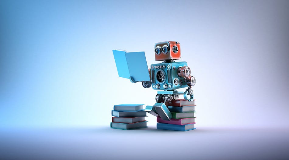 Robot With Books
