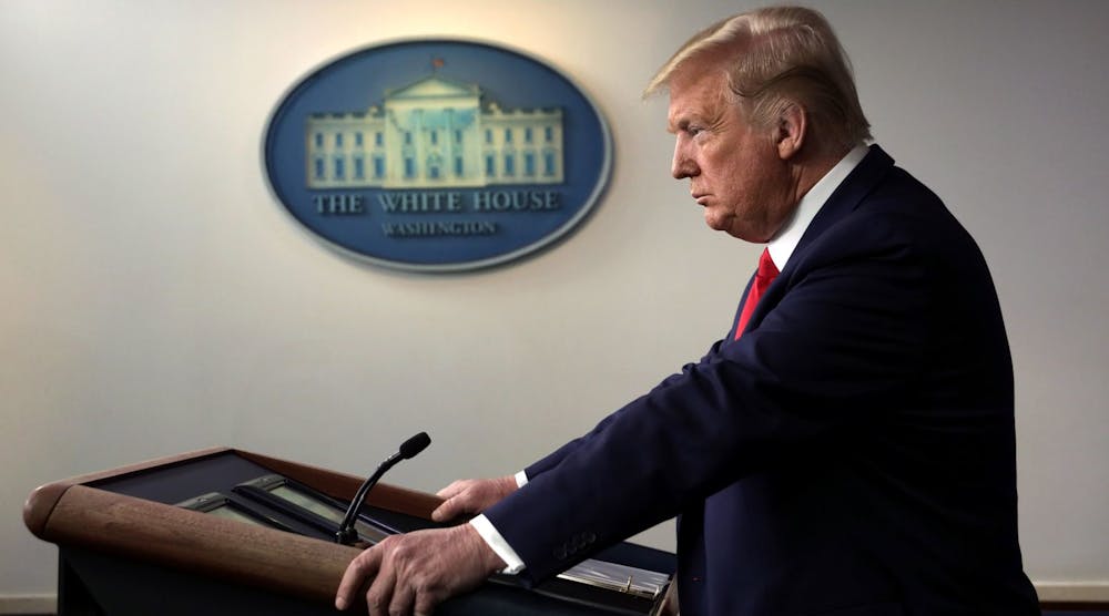 Donald Trump, March 18, 2020 news briefing
