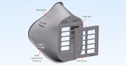 3dsystems Stopgap Face Mask Render 3dsystems Stopgap Face Mask Render