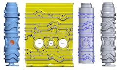 Modeling of a complex part with cylindrical drum slots in Geomagic Design X Modeling of a complex part with cylindrical drum slots in Geomagic Design X