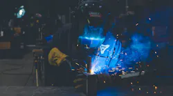 Blue Sparks Welder Forge Photo By Ne Onbrand On Unsplash