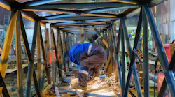Worker Assembling Metal Structure Berkut34 Dreamstime