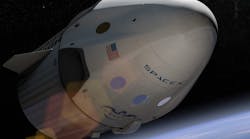 Spacex Dragon Capsule Artist Depiction