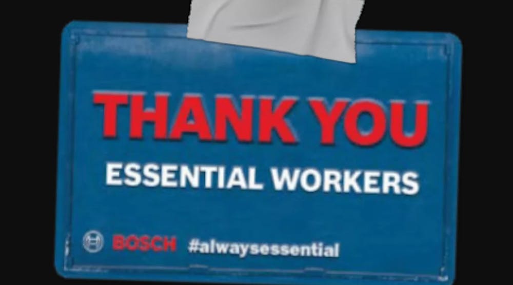 Bosch Power Tools Gives Back to Trade Workers With Always Essential Program