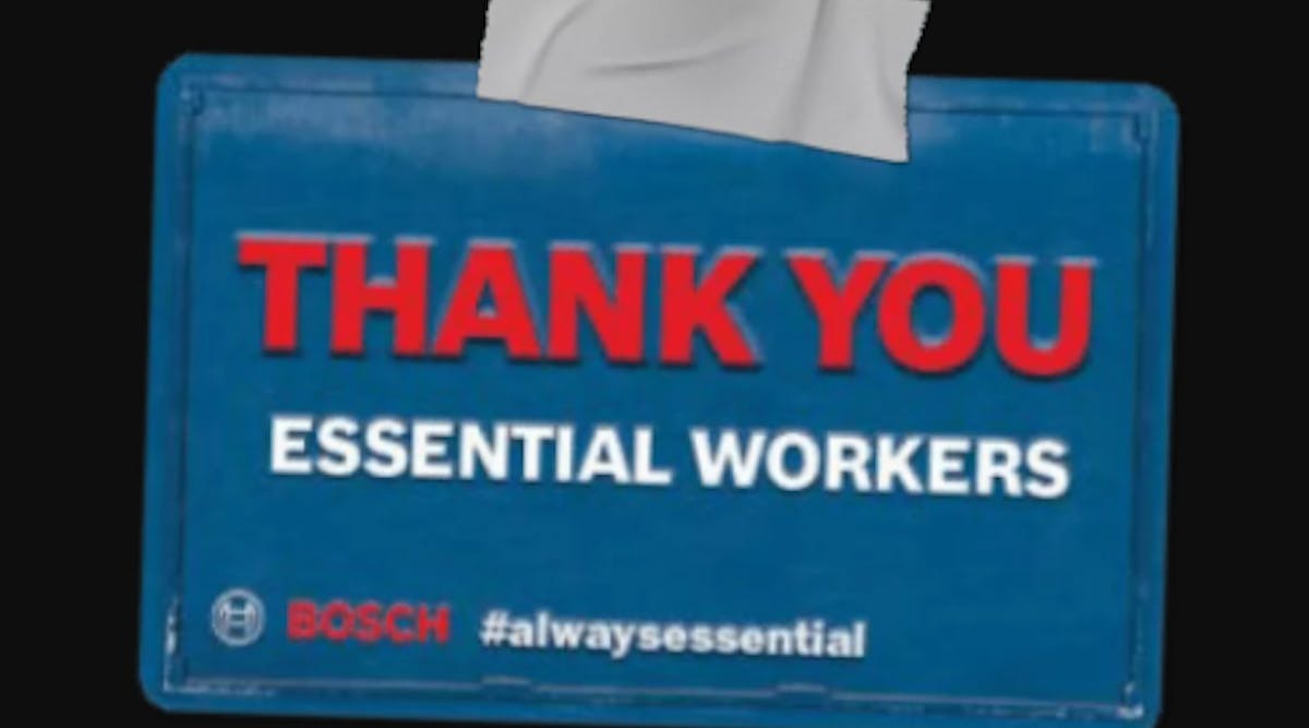 Bosch Power Tools Gives Back to Trade Workers With Always Essential Program