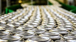 Aluminum Cans Factory Production Line Shiny Can Beverage &copy; Maksim Petrov Dreamstime