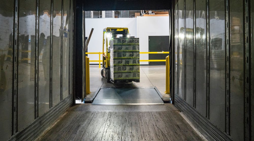 Forklift In Truck Yellow With Load Dark Supply Chain Photo By Elevate On Unsplash