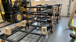 Falcon Industries, the student-run shop at Winchester Community High School in Indiana, is ready to ship an order.
