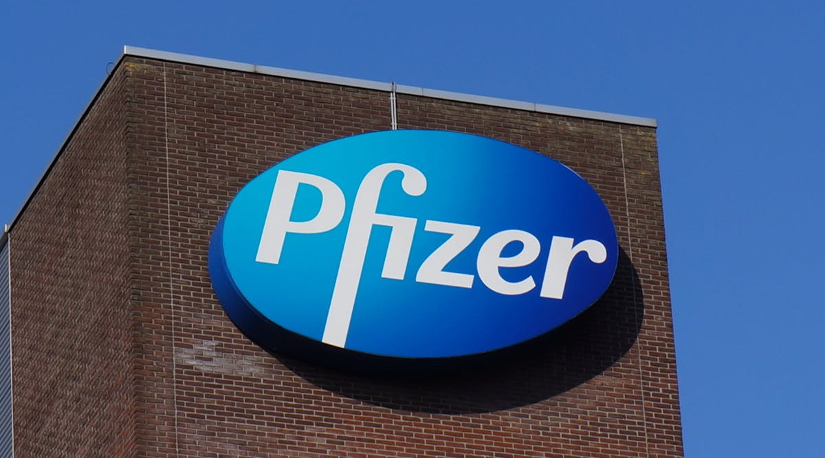 Pfizer Logo Blue &copy; Daniel127001 Dreamstime
