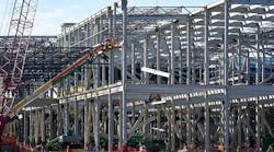 It is an active construction site in Lordstown, Ohio, where Ultium Cells is building a $2.3 billion battery cells manufacturing plant. It is an active construction site in Lordstown, Ohio, where Ultium Cells is building a $2.3 billion battery cells manufacturing plant.