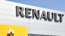 Renault Logo Building Front Fotografescu Dreamstime