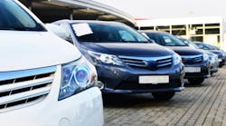 Car Dealership Generic Cars Vehicles Automotive Dealer Parked In Lot Industryviews Dreamstime