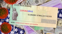 Coronavirus Stimulus Check &copy; Photovs Dreamstime