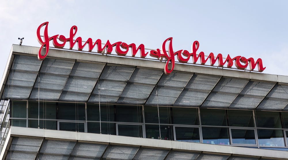 Johnson Johnson Corporate Logo On Building Headquarters&copy; Josefkubes Dreamstime