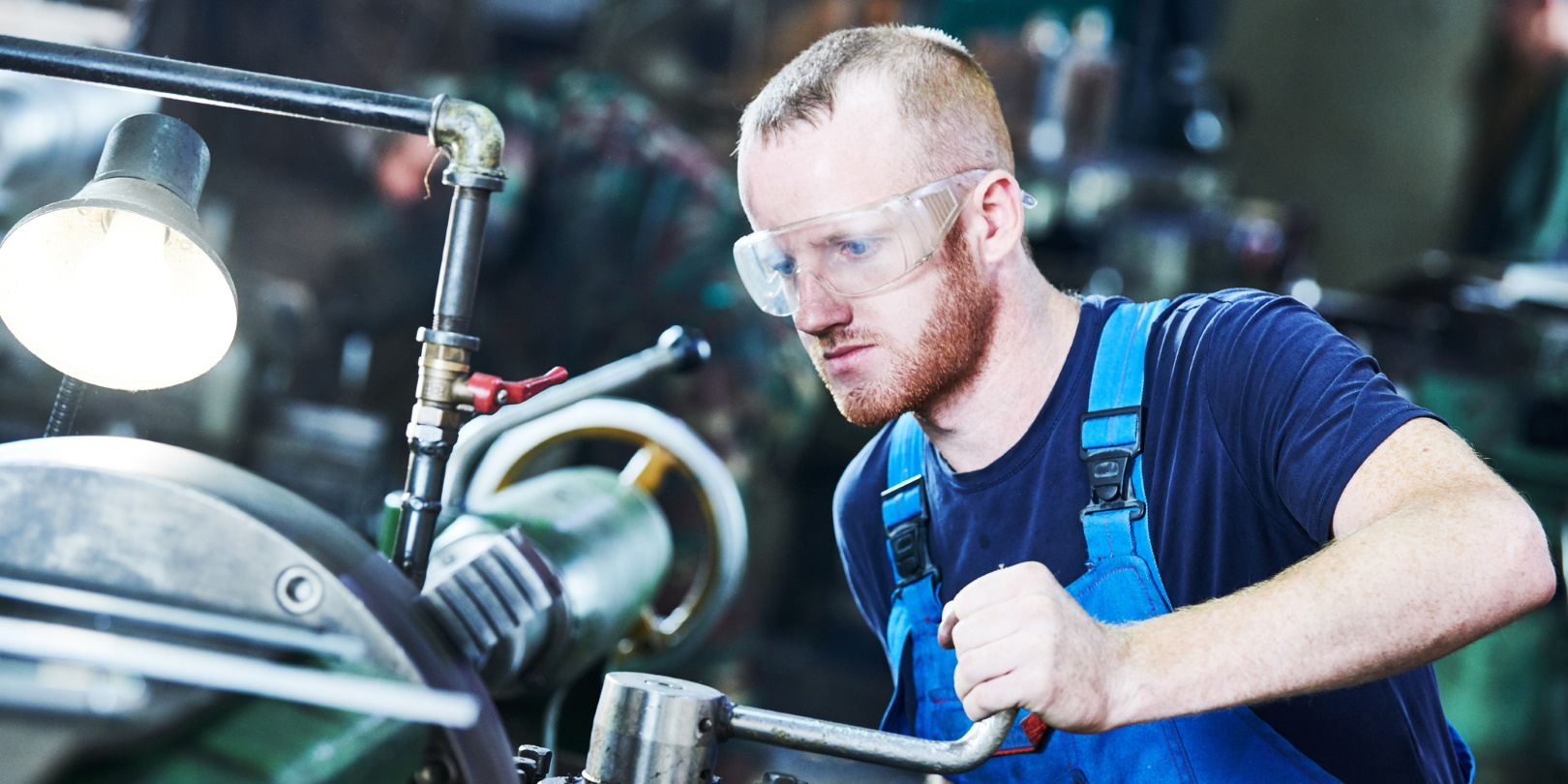 Worker Turner Operating Lathe Machine Industrial Factory Job Dmitry Kalinovsky Dreamstime 606f27e1ac8e7