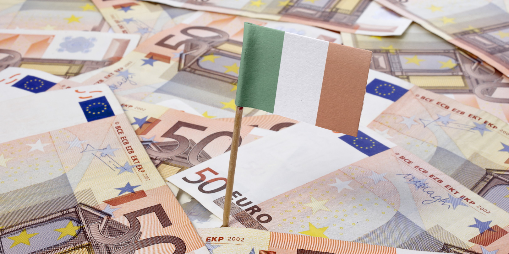 Ireland Irish Flag In Euros Concept Trustieee Dreamstime 60adb8b93a9b3