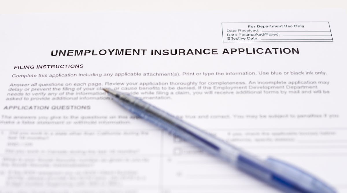 Unemployment Insurance Form &copy; Freerlaw Dreamstime