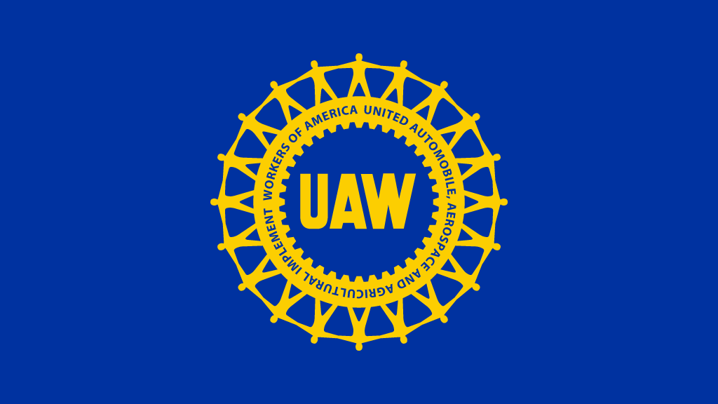 Uaw Wheel Logo Yellow On Blue 60db494a98cdc