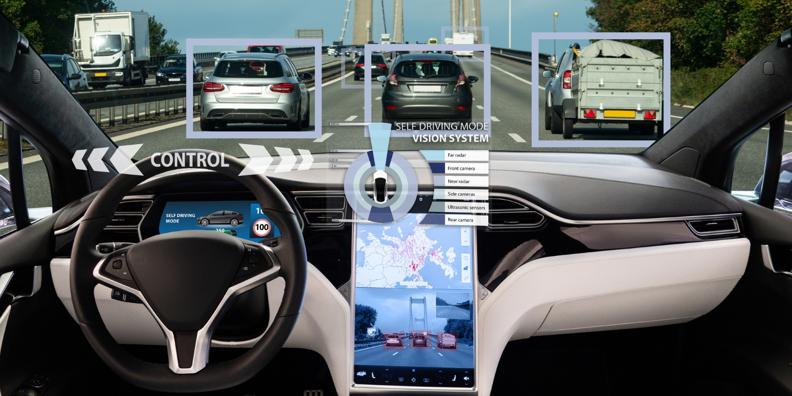 Self Driving Car Heads Up Display Abstract Concept Scharfsinn86 Dreamstime 60dd4634ef8c8