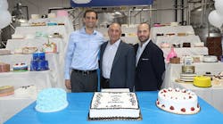 Ryan, Frank and Paul, at the company's cake-filled 75th anniversity celebration. Ryan, Frank and Paul, at the company's cake-filled 75th anniversity celebration.