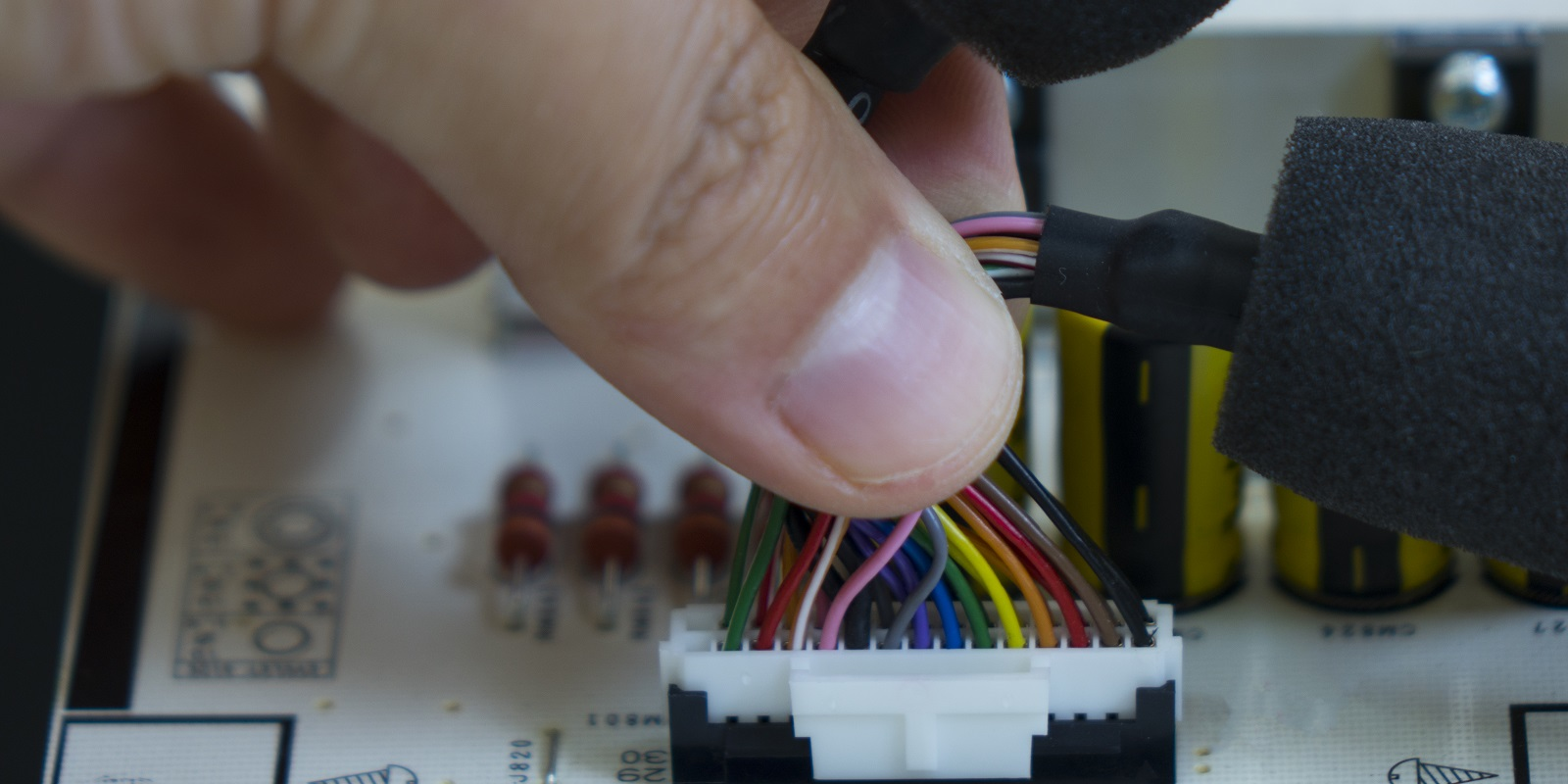 Assembling Electronic Component Hand Production Closeup Microchip Cables Batuhan Toker Dreamstime 60dde7e31ef3b