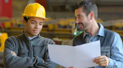 Workers And Manager At Factory Payroll Jobs Management © Auremar Dreamstime