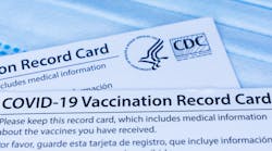 Covid 19 Vaccination Card Proof Vaccine Cdc Card Coronavirus &copy; Michael Vi Dreamstime