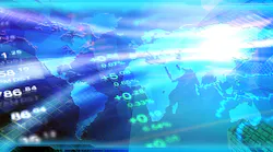 Global Ecocnomy Map Numbers Stocks Trade Business Global Etc © Maks Gotsuljak Dreamstime