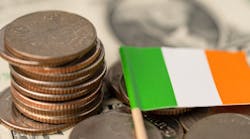 Money Stacks Of Coins Ireland Flag Taxes Trade International &copy; Chormail Dreamstime