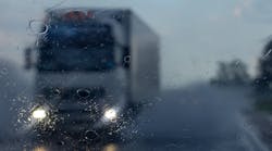 Truck In The Rain Storm Supply Concept Image &copy; Smiltena Dreamstime