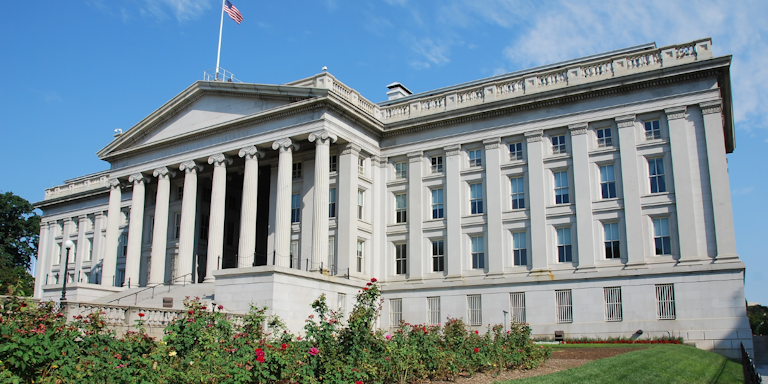 U s Treasury Building Us Government Treasury Building Money Federal Budget &copy; Kuosumo Dreamstime