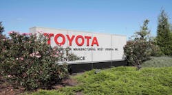 Toyota Motors West Virginia Buffalo Factory Sign Credit Toyota Motors
