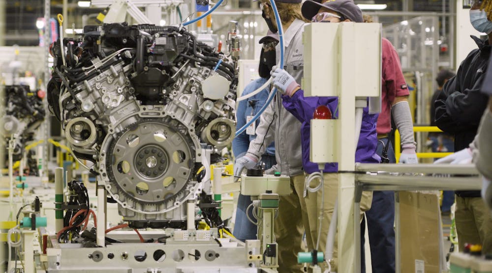 Toyota Alabama engine production