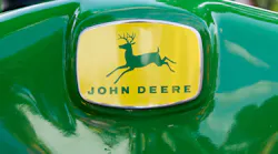 John Deere Deere And Co Logo Tractor Green Farm Agricultural Equipment Closeup Logo© Ken Wolter Dreamstime