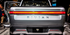 Rivian R1t Pickup Truck Electric Vehicle Truck Car Automotive Vehicle© 1miro Dreamstime