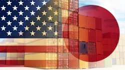 United States Japan Trade Containers In Port © Raggedstonedesign Dreamstime