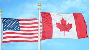Us Canada Flag Liskonogaleksey