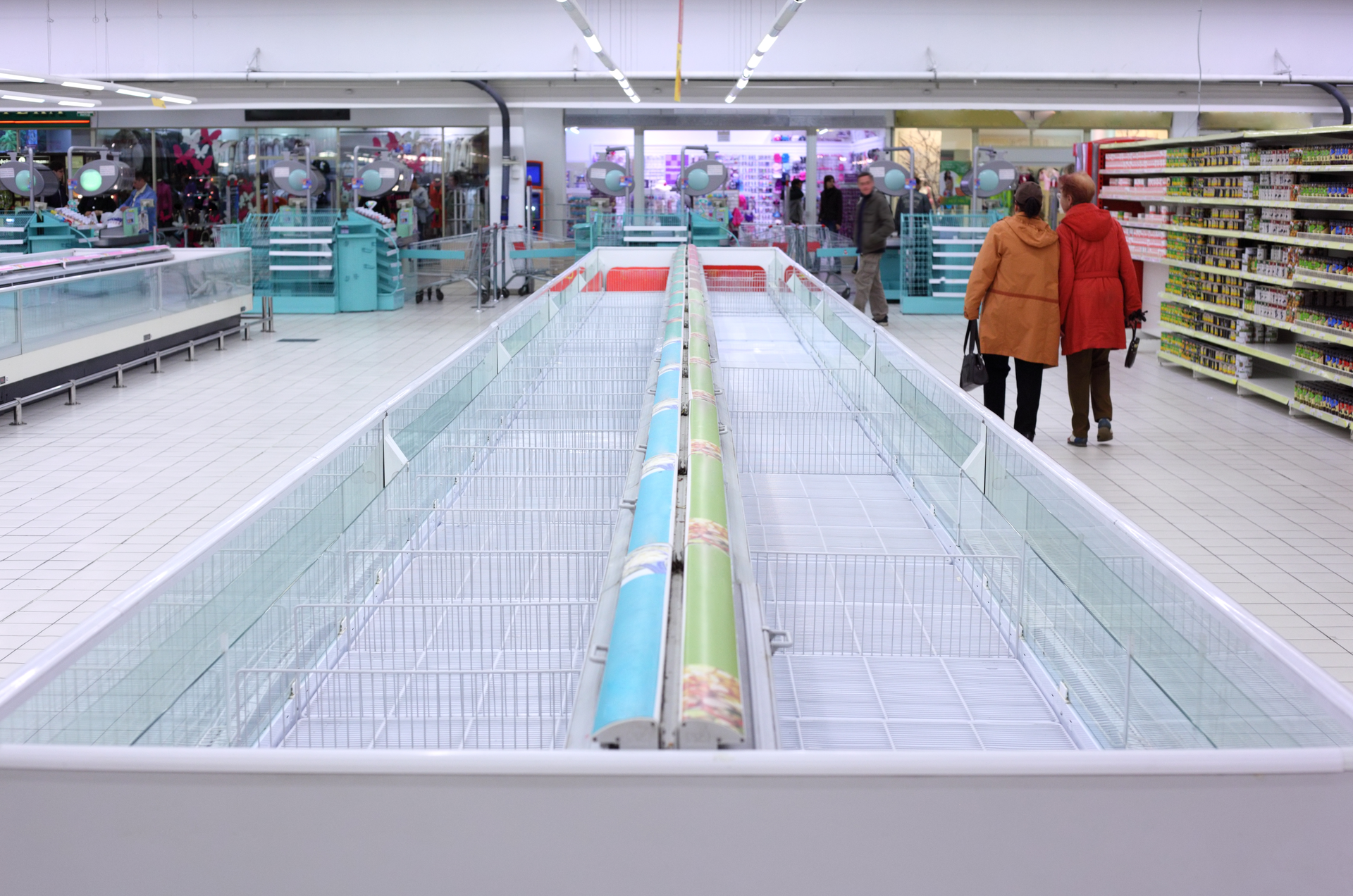 A huge increase in imports in November allowed stores to restock shelves, but shortages of some products persisted.